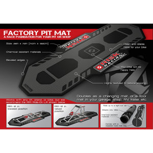 Risk Racing Factory Motocross Pit Floor Mat
