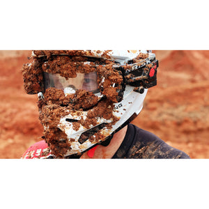 The Ripper clears vision of muddy motocross goggles in as little as 1 second | Risk Racing