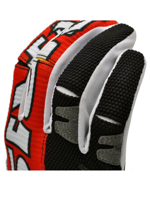 Risk Racing VENTilate V2 Glove - Red/Black - Motocross Riding Gear by Risk Racing - detail view