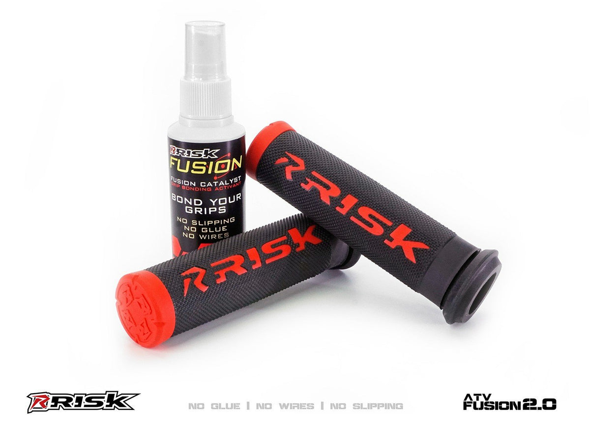 FUSION 2.0 Ergo ATV/MTB Grips with Fusion Grip Tech Bonding System
