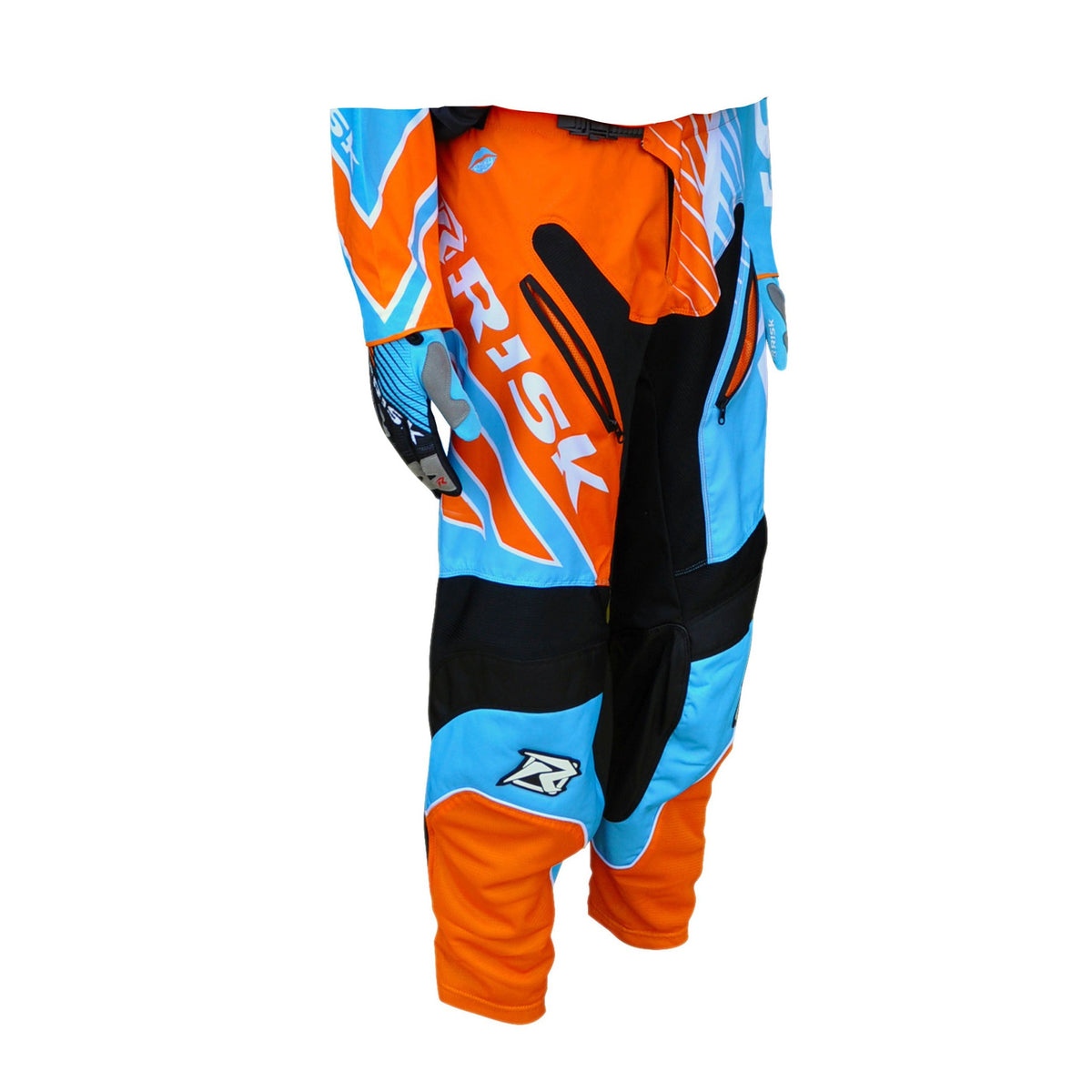 Ventilate motorcross pants - Blue / Orange
